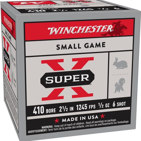 Winchester Ammo X416 Super X Heavy Game Load 410Gauge 2.50" 1/2oz 6Shot 25 Per Box/10 Case