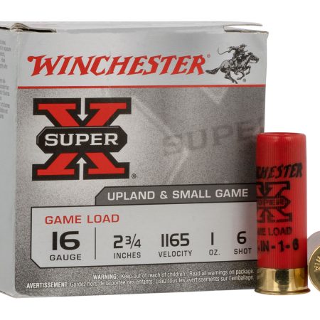 Winchester Ammo XU166 Super X Game Load 16Gauge 2.75" 1oz 6Shot 25 Per Box/10 Case