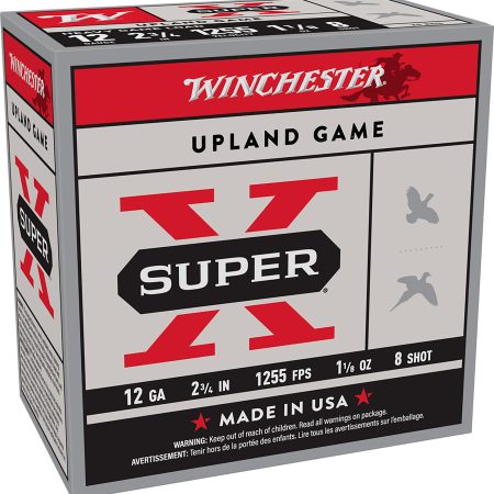 Winchester Ammo XU12H8 Super X Heavy Game Load 12Gauge 2.75" 1 1/8oz 8Shot 25 Per Box/10 Case