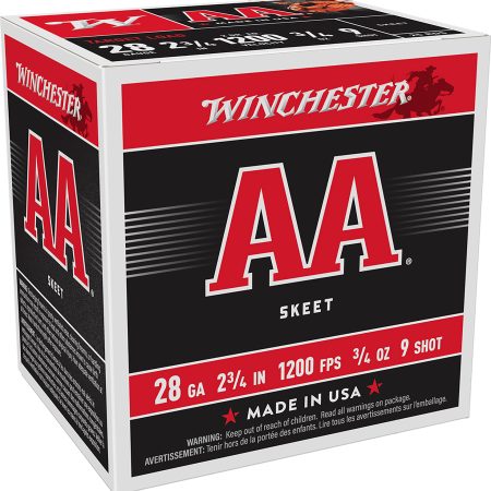 Winchester Ammo AA289 AA  28Gauge 2.75" 3/4oz 9Shot 25 Per Box/10 Case
