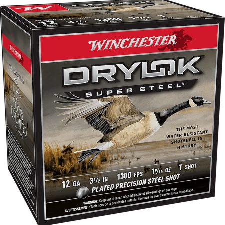 Winchester Ammo XSC12LT Drylok Super Steel Magnum 12Gauge 3.50" 1 9/16oz TShot 25 Per Box/10 Case
