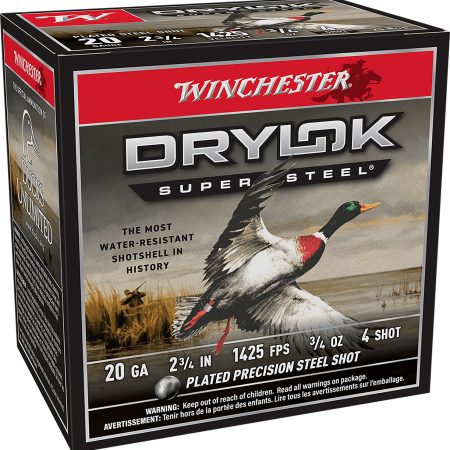Winchester Ammo XS204 Drylok Super Steel Magnum 20Gauge 2.75" 3/4oz 4Shot 25 Per Box/10 Case