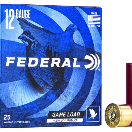 Federal H1234 Game-Shok Heavy Field 12Gauge 2.75" 1 1/8oz 4Shot 25 Per Box/10 Case