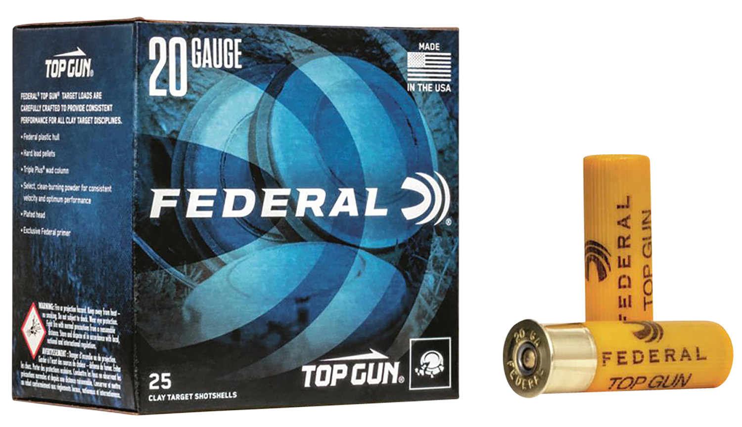 Federal TG209 Top Gun 20Gauge 2.75" 7/8oz 9Shot 25 Per Box/10 Case