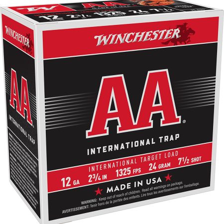 Winchester Ammo AANL127 AA International Target 12Gauge 2.75" 7.5Shot 25 Per Box/10 Case