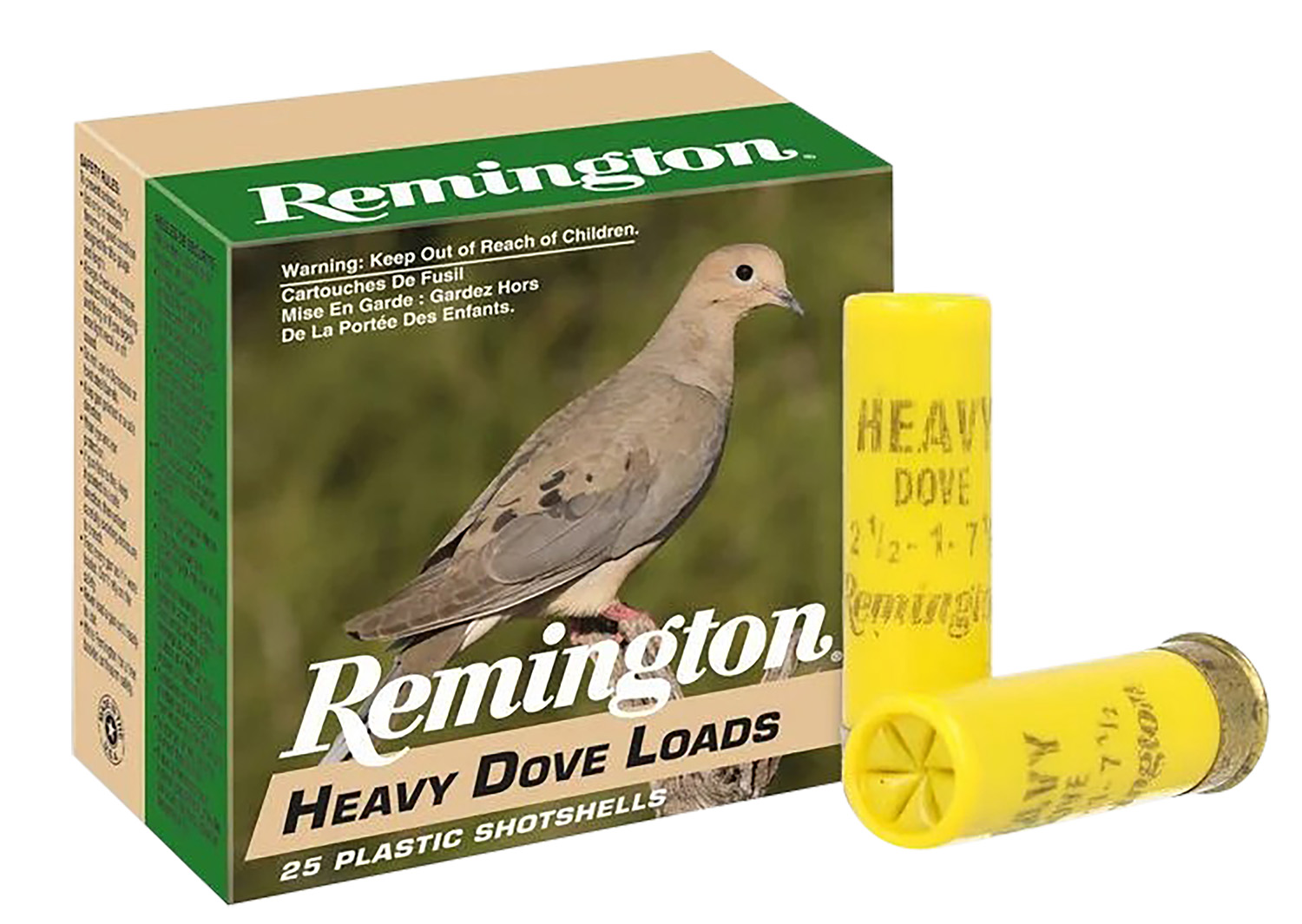 Remington Ammunition 28779 Heavy Dove Loads 20Gauge 2.75" 1oz 8Shot 25 Per Box/10 Case