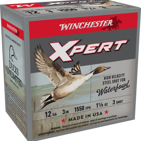 Winchester Ammo WEX1233 Super X Xpert High Velocity 12Gauge 3" 1 1/8oz 3Shot 25 Per Box/10 Case