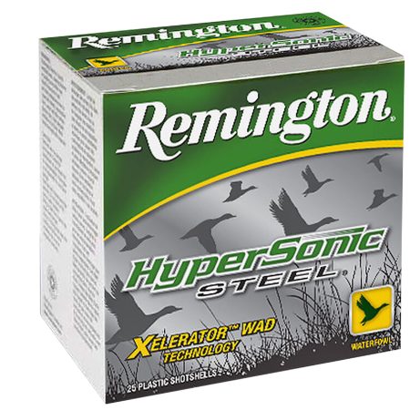 Remington Ammunition 26825 HyperSonic Steel 20Gauge 3" 7/8oz 4Shot 25 Per Box/10 Case