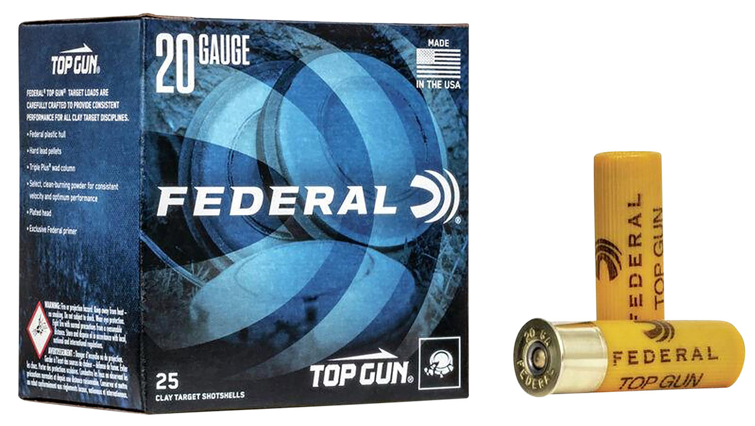 Federal TG2075 Top Gun 20Gauge 2.75" 7/8oz 7.5Shot 25 Per Box/10 Case