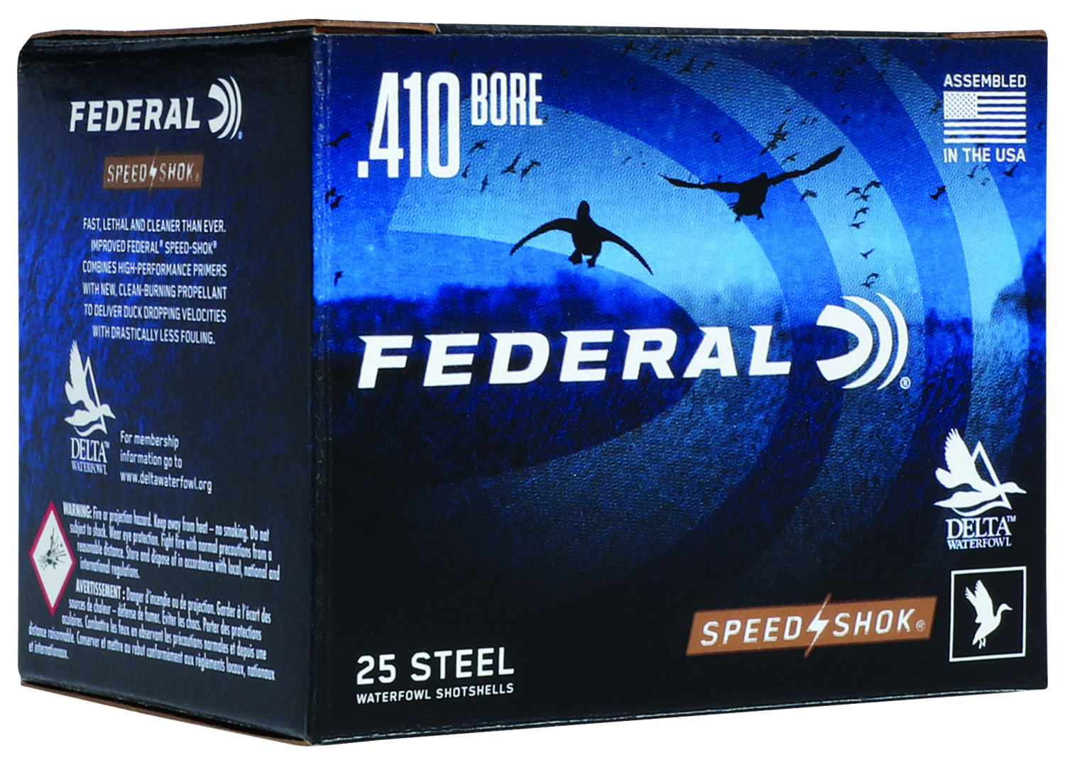 Federal WF4136 Speed-Shok 410Gauge 3" 3/8oz 6Shot 25 Per Box/10 Case