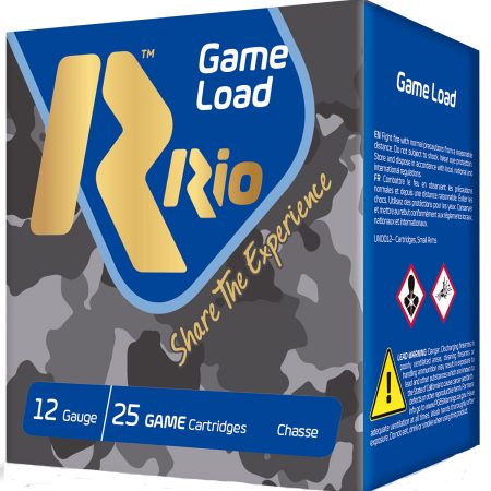 Rio Ammunition SG3275 Game Load Super Game High Velocity 12Gauge 2.75" 1 1/8oz 7.5Shot 25 Per Box/10 Case