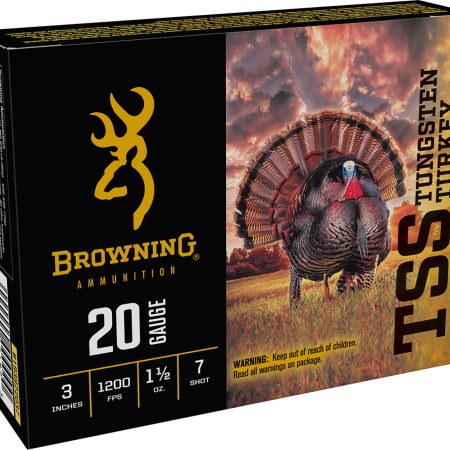 Browning Ammo B193922037 TSS Tungsten Turkey 20Gauge 3" 1 1/2oz Tungsten 7Shot 5 Per Box/10 Case