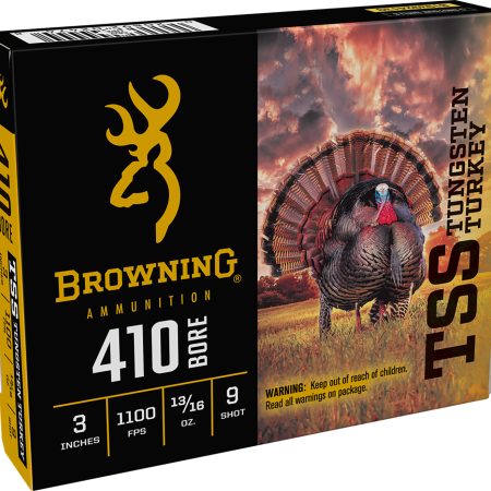 Browning Ammo B193924139 TSS Tungsten Turkey 410Gauge 3" 13/16oz Tungsten 9Shot 5 Per Box/20 Case