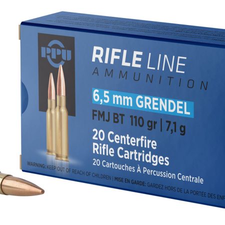 PPU PP6GF Standard Rifle  6.5Grendel 110gr Full Metal Jacket Boat Tail 20 Per Box/25 Case