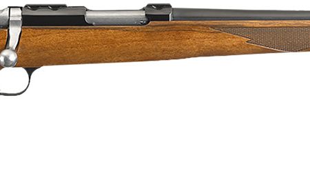 Ruger 7225 77/22  22 Hornet 6+1 Capacity, 20" Threaded Barrel, Blued Alloy Steel, Integral Scope Mount On A Solid Steel Receiver, American Walnut Stock