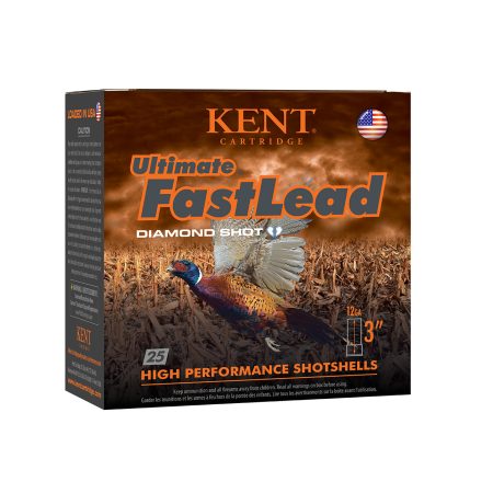 Kent Cartridge K123UFL505 Ultimate Fast Lead 12Gauge 3" 1 3/4oz 5Shot 25 Per Box/10 Case