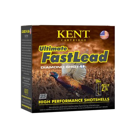 Kent Cartridge K202UFL2875 Ultimate Fast Lead 20Gauge 2.75" 1oz 7.5Shot 25 Per Box/10 Case