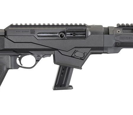 Ruger 19122 PC Carbine 9mm Luger 17+1 16.12" Threaded/Fluted Barrel, Type III Hard Coat Anodized Aluminum Alloy Receiver, Adjustable Magpul MOE Stock, M-LOK Accessory Slots, Optics Ready