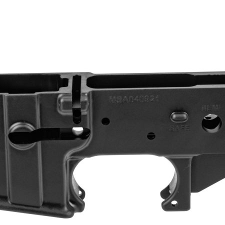 ATI ATIGLOWMS Mil-Sport Stripped Lower Multi-Caliber 7075-T6 Aluminum Black Anodized for AR-15