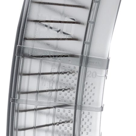 Lancer 428001 L5AWM  Smoke Detachable 30rd 300 Blackout for AR-15