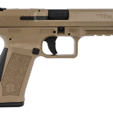 Canik HG4863DN TP9SA Mod.2 9mm Luger 18+1 4.46" Black Match Grade Barrel, Flat Dark Earth Serrated Steel Slide & Polymer Frame w/Picatinny Rail, Black Interchangeable Backstrap Grip