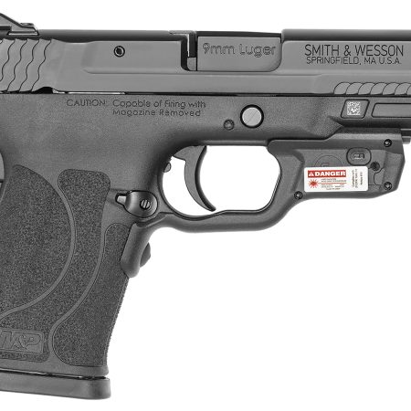 Smith & Wesson 12439 M&P Shield EZ M2.0 9mm Luger 3.68" 8+1 Black Black Armornite Stainless Steel Slide Black Polymer Grip Crimson Trace Red Laser (No Manual)