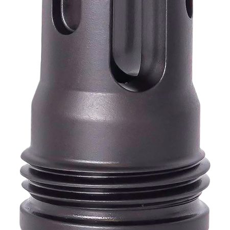 Rugged Suppressor FH002 R3 Flash Mitigation System Black for 5/8"-24 tpi Threads & 2.13" OAL for 7.62mm Radiant762, Surge762, Razor762 & Micro30 Suppressors