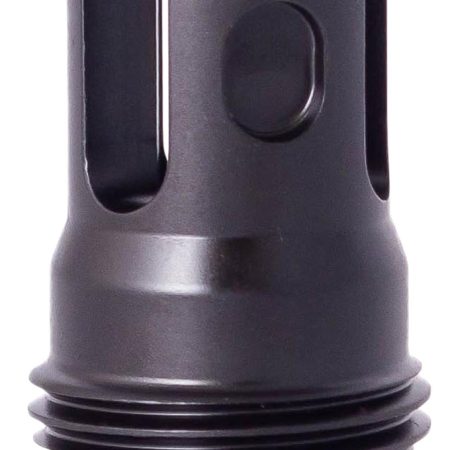 Rugged Suppressor FH004 R3L Flash Mitigation System Black with 5/8"-24 tpi Threads & 2.15" OAL for 7.62mm FN SCAR17