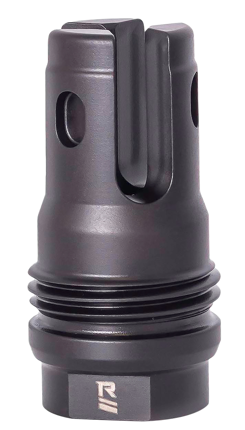 Rugged Suppressor FH006 R3 Flash Mitigation System Black with 3/4"-24 tpi Threads & 2.13" OAL for 7.62mm Radiant762, Surge762, Razor762 & Micro30 Suppressors