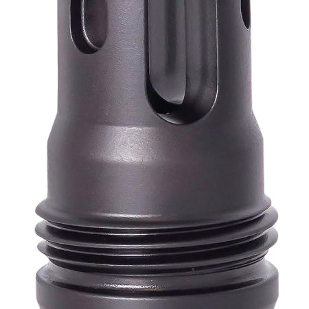 Rugged Suppressor FH007 R3 Flash Mitigation System Black with 9/16"-24 tpi Threads & 2.13" OAL for 7.62mm Radiant762, Surge762, Razor762 & Micro30 Suppressors