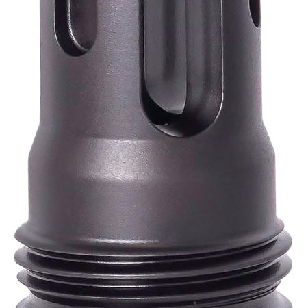 Rugged Suppressor FH012 R3 Flash Mitigation System Black with M18x1 tpi Threads & 2.13" OAL for 7.62mm Radiant762, Surge762, Razor762 & Micro30 Suppressors