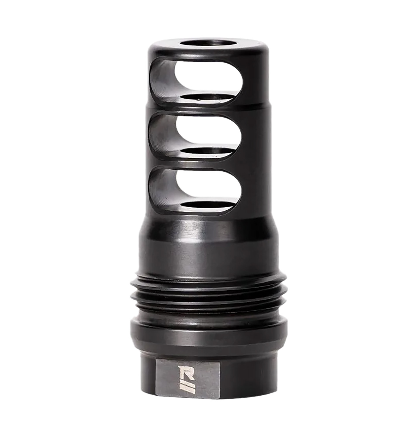 Rugged Suppressor MB011 3 Port Brake Black with 1/2"-28 tpi Threads & 2.16" OAL for 5.56x45mm NATO Radiant762, Surge762, Razor762 & Micro30 Suppressors