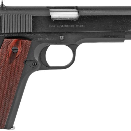 Colt Mfg O1911C38 1911 Government 38 Super 9+1 5" Blued National Match Barrel, Serrated Steel Slide & Frame w/Beavertail, Black Cherry Checkered G10 Grip