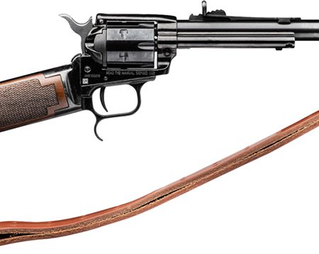Heritage Mfg BR226B16HS-LS Rough Rider Rancher Full Size 22 LR 6rd 16.12" Black Alloy Steel Barrel, Black Oxide Aluminum Receiver, Walnut Fixed Stock, Right Hand
