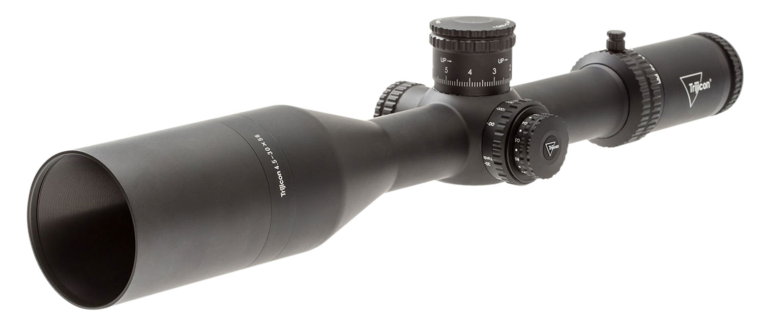 Trijicon 3000012 Tenmile Matte Black 4.5-30x56mm 34mm Tube LED Illuminated Red/Green MRAD Precision Tree Reticle
