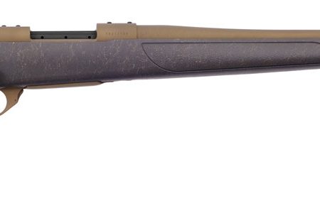 Weatherby VWB256RR4T Vanguard Weatherguard Bronze 25-06 Rem 5+1 24" Barrel/Rec. w/Burnt Bronze Cerakote Finish, Bronze Webbed Black Fixed Monte Carlo Synthetic Stock