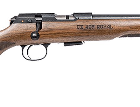 CZ-USA 02370 CZ 457 Royal Full Size 22 LR 5+1 16.50" Black Nitride Steel Threaded Barrel Black Nitride Steel Receiver Walnut Fixed American Style w/Decorative Forend Tip Stock Right Hand