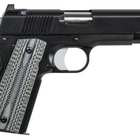 Dan Wesson 01826 V-Bob 45 ACP 8+1 4.25" Stainless Match Grade Barrel, Black Duty Serrated Stainless Steel Slide & Frame w/Beavertail, Black/Gray G10 Grip, Ambidextrous