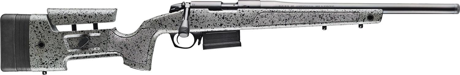 Bergara Rifles B14R001 B-14 Trainer Full Size 22 LR 10+1 18" Matte Blued Matte Barrel & Receiver, HMR w/Adj Cheek Piece Black Fleck Gray Synthetic Stock, Right Hand