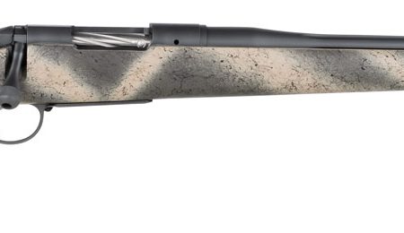 Bergara Rifles BPR33308 Premier Highlander 308 Win 4+1 20" Sniper Gray Cerakote Fluted Barrel, Sniper Gray Cerakote Stainless Steel Receiver, Woodland Camo Grayboe Stock