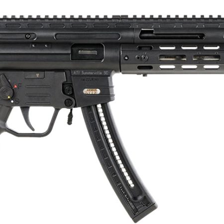 GSG GERGGSG1622ML GSG-16  Full Size 22 LR 22+1 16.25" Black Polymer Receiver w/Picatinny Rail, M-LOK & Picatinny Rail Handguard, Black Collapsible Synthetic Stock w/Storage Compartment, Right Hand