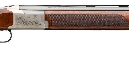 Browning 0182093005 Citori 725 Feather Full Size 12 Gauge Break Open 3" 2rd 26" Blued Over/Under Vent Rib Barrel, Engraved Silver Nitride Aluminum Receiver, Fixed Grade II/III Black Walnut Stock