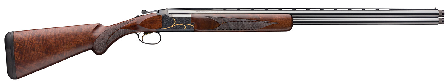 Browning 018117604 Citori Gran Lightning 20 Gauge 3" 2rd 28" Blued Barrels, Engraved Receiver With Gold Accents, American Black Walnut Stock With Lightening Style Grip