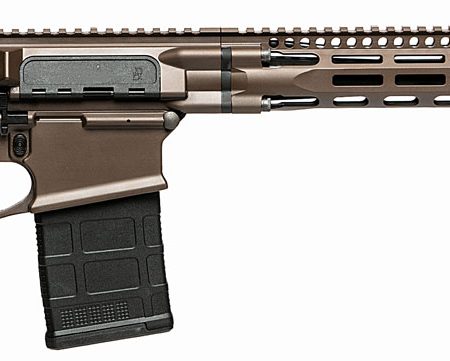Daniel Defense 0215815060047 DD5 V4 Gen II 7.62x51mm NATO 18" 20+1 Mil-Spec Brown Cerakote Black 6 Position w/SoftTouch Overmolding Stock Black Polymer Grip