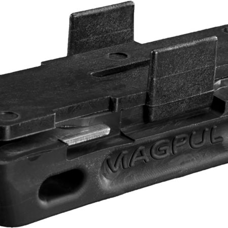 Magpul MAG024-BLK L-Plate Made of Stainless Steel w/ Overmolded Santoprene Rubber & Black Finish for 5.56x45mm NATO USGI 30-Round Aluminum Magazines/ 3 Per Pack