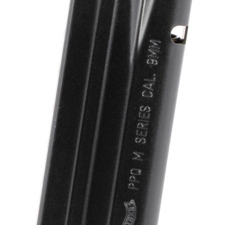 Walther Arms 2836335 PPQ  15rd/17rd 9mm Luger Fits Walther PPQ M2/SF Pro Blued/Black Steel