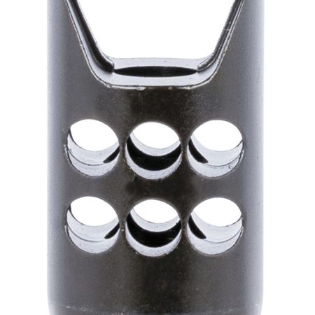 Ruger 90698 Hybrid Muzzle Brake Matte Black Steel 1/2"x28 Threads, 2.20" OAL 1" Diameter, 35 Cal