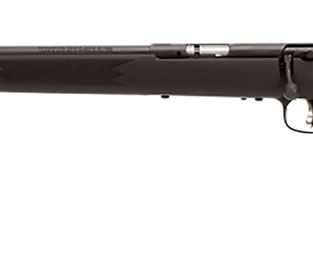 Savage Arms 28901 Mark I FVT Full Size 22 Long/22 Short/22 LR 1rd 21" Black Satin Heavy Barrel, Satin Black Carbon Steel Receiver, Black Fixed Synthetic Stock, Left Hand