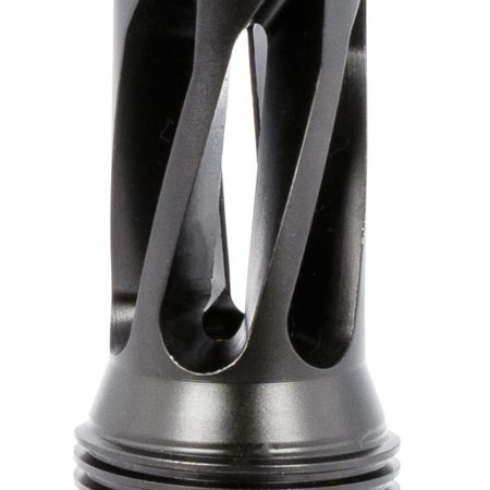 Huxwrx 1677 QD 556 Flash Hider Black with 1/2"-28 tpi Threads, 2.30" OAL & 1.20" Diameter for 5.56x45mm NATO AR-Platform