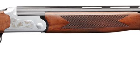 Charles Daly 930218 202 410 Gauge 2rd 3" 26" Blued Vent Rib Barrel, Silver Engraved Steel Receiver, Fixed Walnut Wood Stock